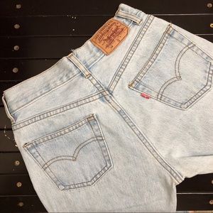 Levi's 505 Button Fly Wedgie Jeans